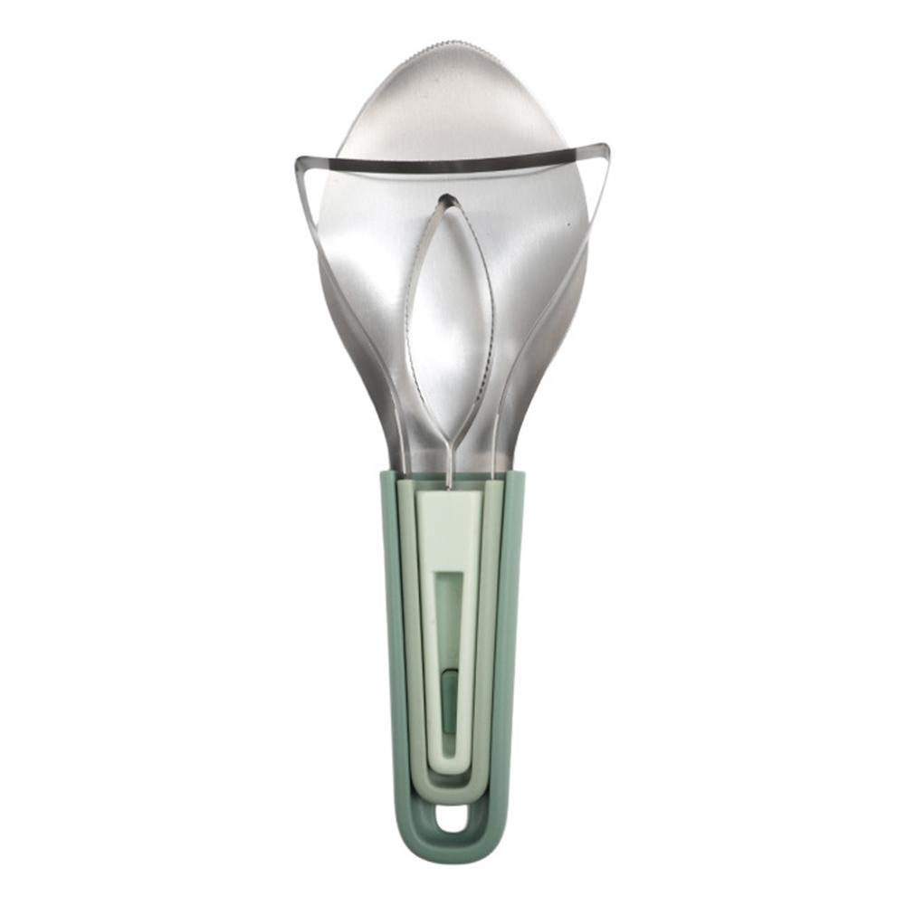 3-in-1 Mango Cutter Tool with Stainless Steel Blade Pit Remover Tool Mango Splitter for Watermelon Cutter Peach Slicers and More