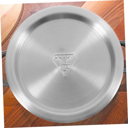 OKUMEYR 14cm Universal Lid for Cooking Pots and Pans, Stainless Steel Frying Pan Cover, Replacement Stockpot Lid for Milk, Boiling Prevention, Spill P