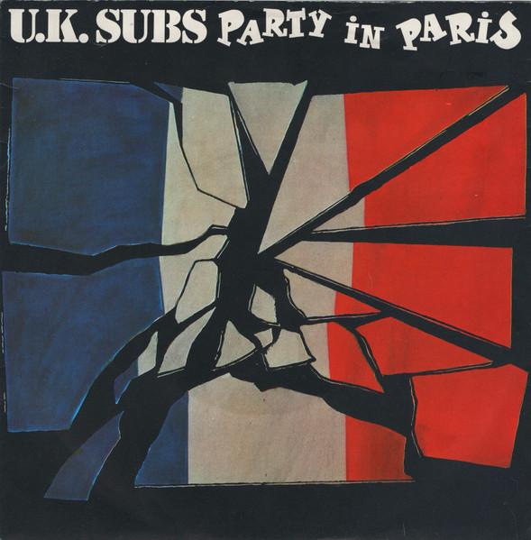 

7inch Record UK SUBS - Party In Paris GEMS42 GEM 1980 UK Rock Used