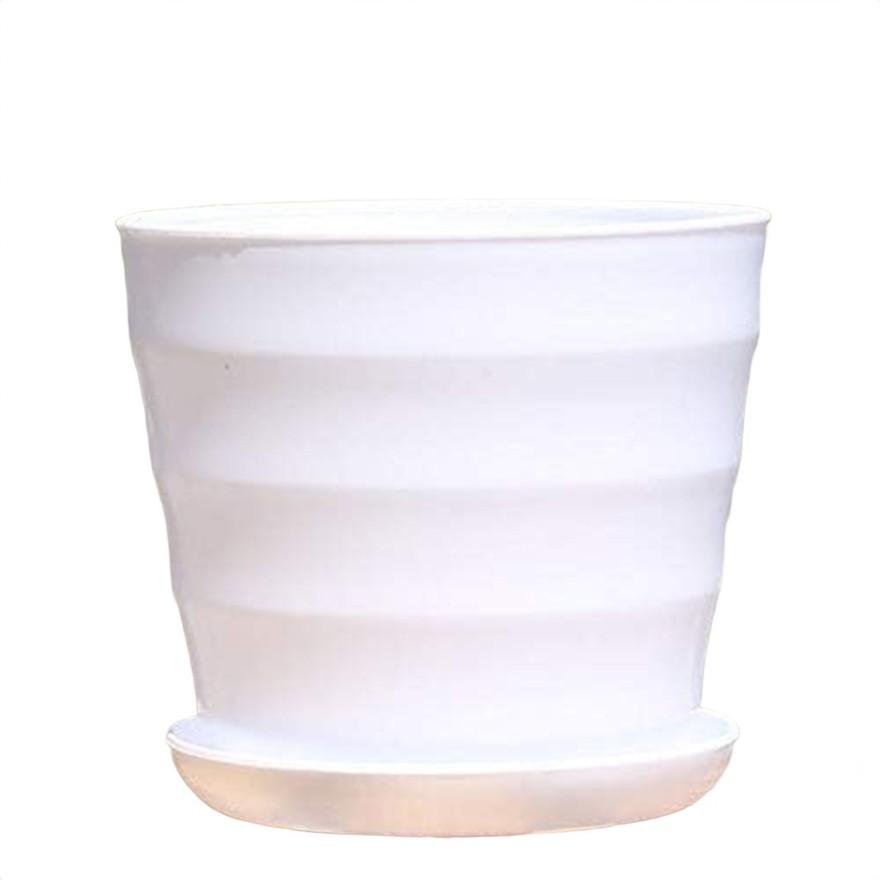 Blumentopf mit Drainage Imitation Blumentöpfe Stilvolle Pflanzgefäße