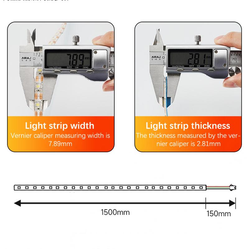 For Bambu Lab Light P1P P1S X1C Led Lights Strip Led Light Kit 5V 150Cm Ip44 Lighting Lamp Super Bright For Bambulab