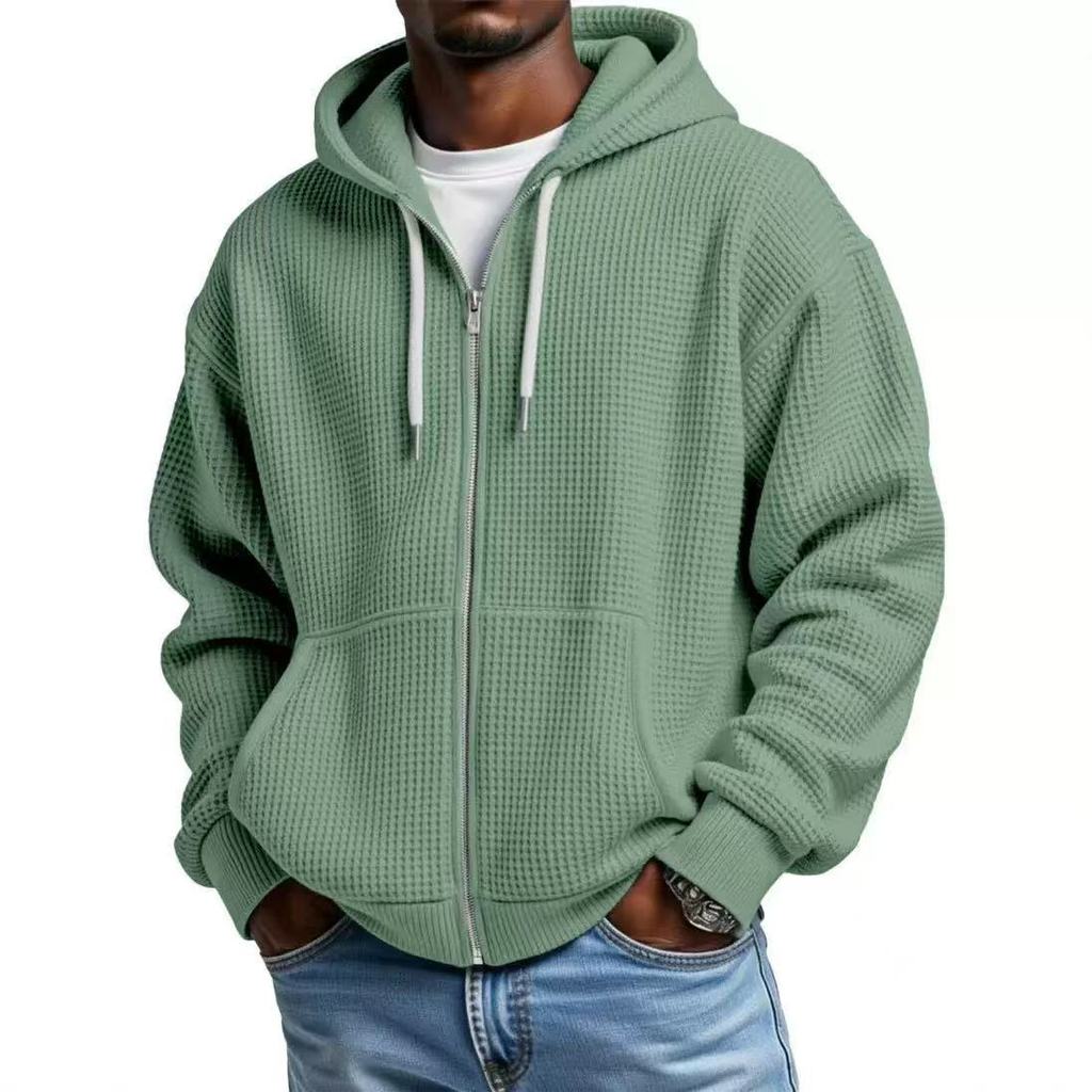 Hoodie Mens Casual Sweatshirt With Thick Polyester Fabric For Winter Comfort