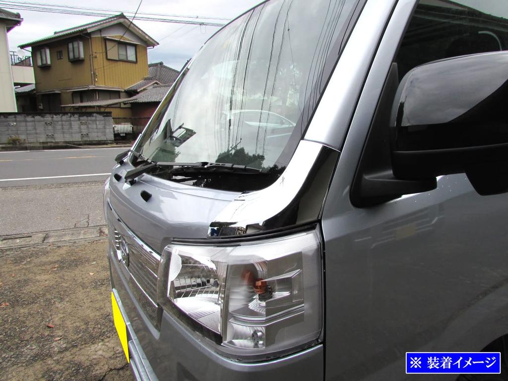 BRIGHTZ Chrome Front Corner Panel Covers for the and Hijet Trucks [COR-PAN-004] S500, S510, S500/510 (Late Model)