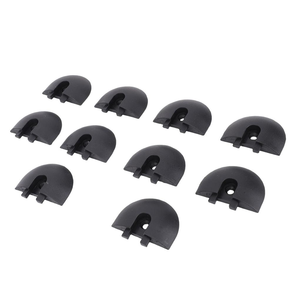 10PCS Angled L Track Rail End Caps Eliminates Incisive Edges for Truck Bed Trailer Cargo Control Pickup RV ATV