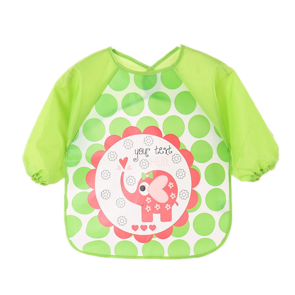 

PE Baby Bibs Safe Ingredients Durability Exquisite Craft Non-sliding Feeding Bib Apron Waterproof elephant