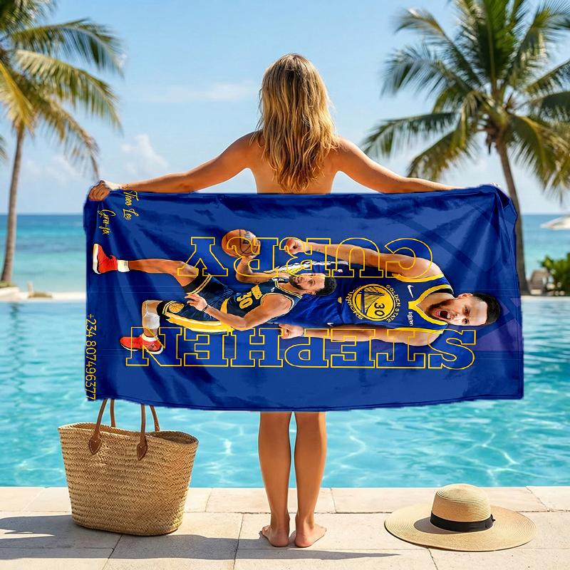 Curry Fashion Beach Towel: Ideal for Summer Adventures Soft, absorbent and quick drying suitable for swimming and bathing