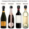 Vacuum Wine And Champagne Bottle Stopper Sleeve Sealing Bottle Cap Leak-Proof Wine Preservation Bottle Cap Bar Tool