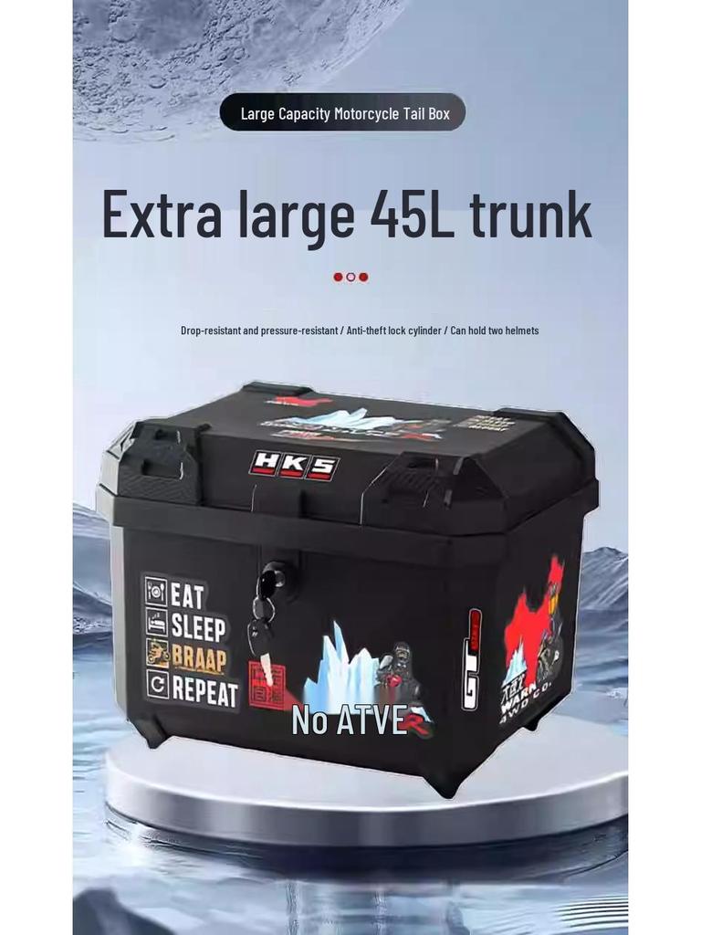 Electric Scooter Trunk Rear Box for Niu & Ninebot Models, Ideal for Deliveries