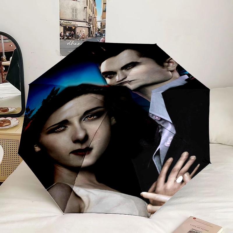 Vampire Saga Romance Umbrella 8-Frame for Travel, Camping, Casual Lightweight Portable Umbrella, Essential for Every Family Holidays Birthday Gift