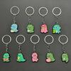 Creative PVC Dinosaur Keychain - Soft Rubber Bag Accessory & Car Pendant