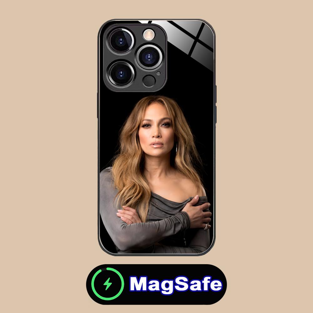 

Jennifer Lopez Mobile Cell Phone Case for iPhone 17 16 15 14 13 12 11 Air Pro Max Plus Mini MagSafe Glass Colorful Cover Pretty iPhone 11 Pro Max