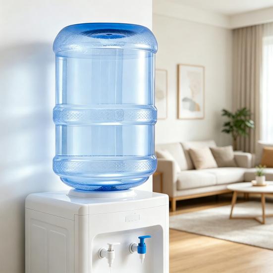 Water Bucket Refillable Durable Water Bottle Space-Saving with Sealing Water Container for Home Office Emergency Use