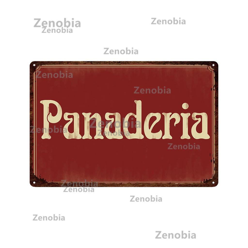 Zenobia Home Decor Spanish Sign Vintage Metal Poster Bar Pub Club Hogarena Bano Man Cave Wall Art Iron Painting Decorative Plate