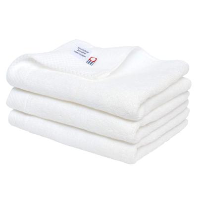 Bloom Imabari Towel Certified Face Towel Set of 3 Ciel Hotel Specifications Water Absorbent Quick Drying Room Drying Cotton Made In Japan 100% (White)