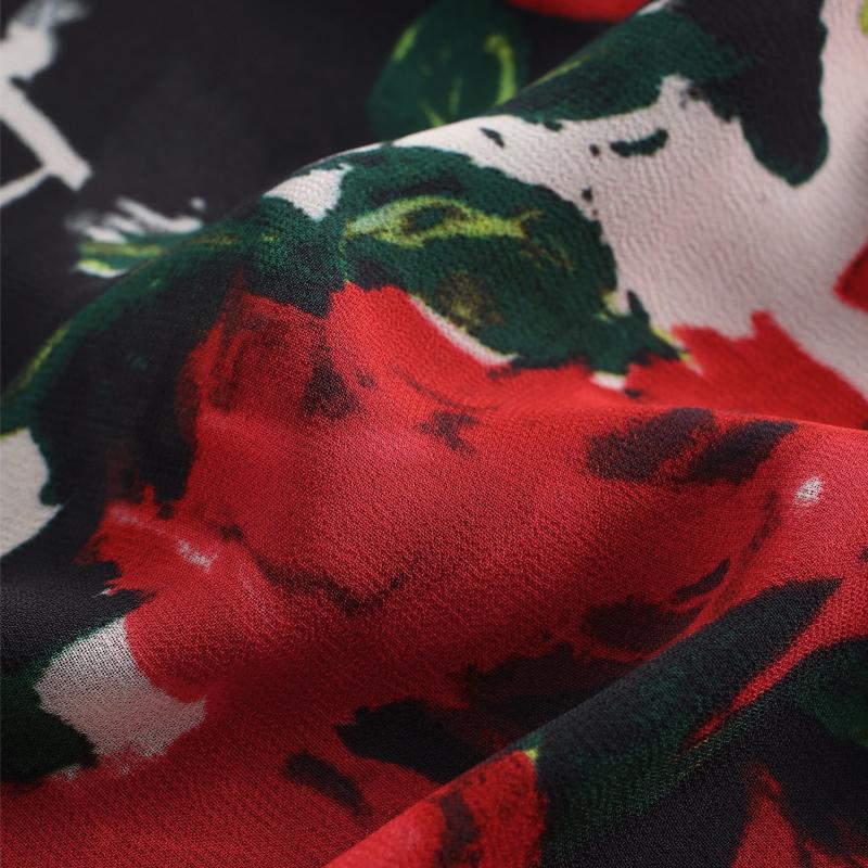 Elegant Summer Chiffon Pants Women Fashion Casual High Waist Wide Leg Pants Vintage Clothes