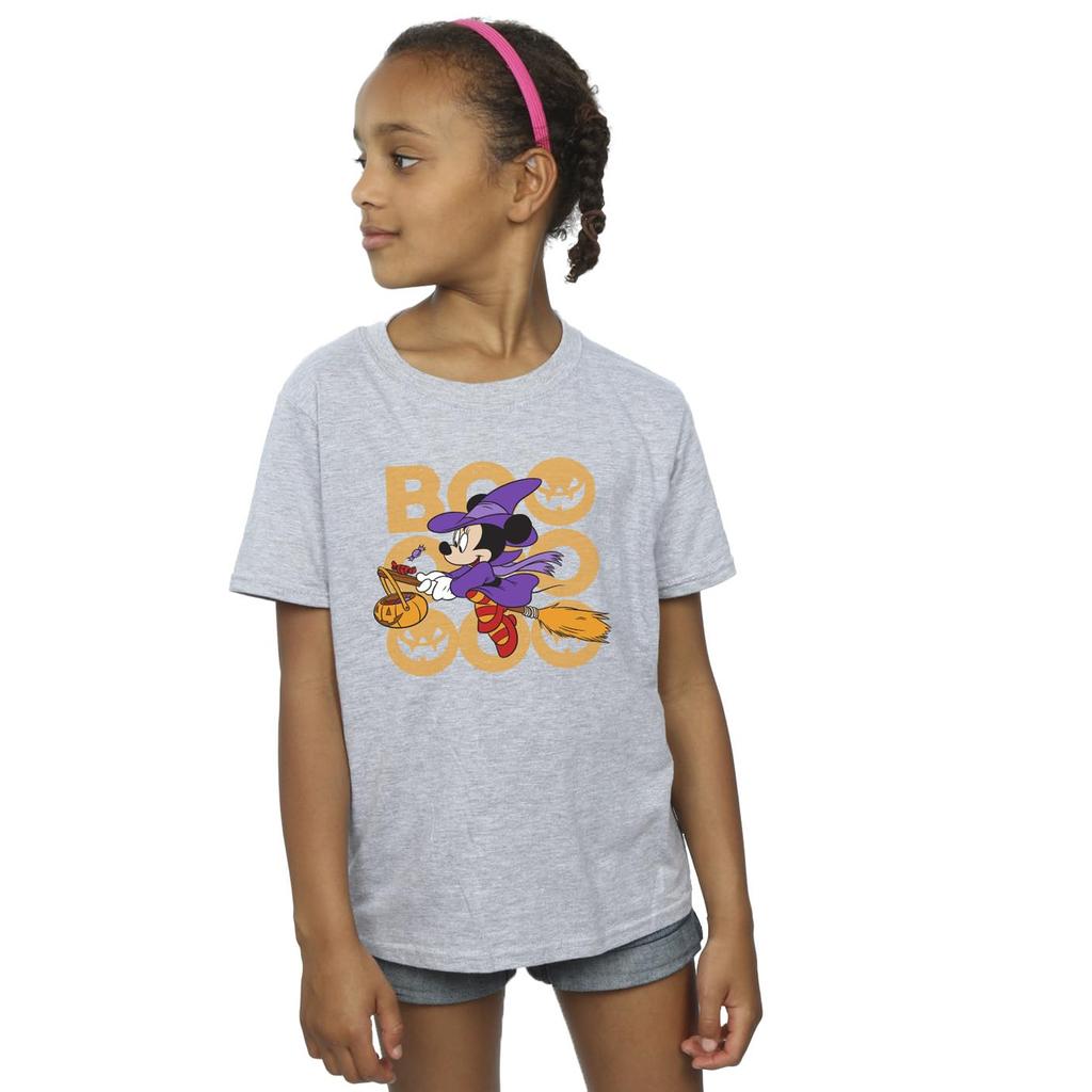 Disney Girls Boo Witch Minnie Mouse Cotton T-Shirt