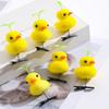 6pcs Cartoon Spring Hair Clip Four Leaf Clover Duckbill Clip Fashion Headdress  Women Girl