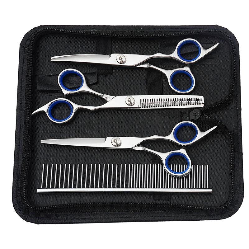 All-Steel Professional Dog Grooming Shears Set