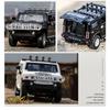 1/24 HUMMER H2 Alloy Car Model Diecast Metal Toy Off-road Vehicles Model Sound and Light Simulation Collection Children Toy Gift