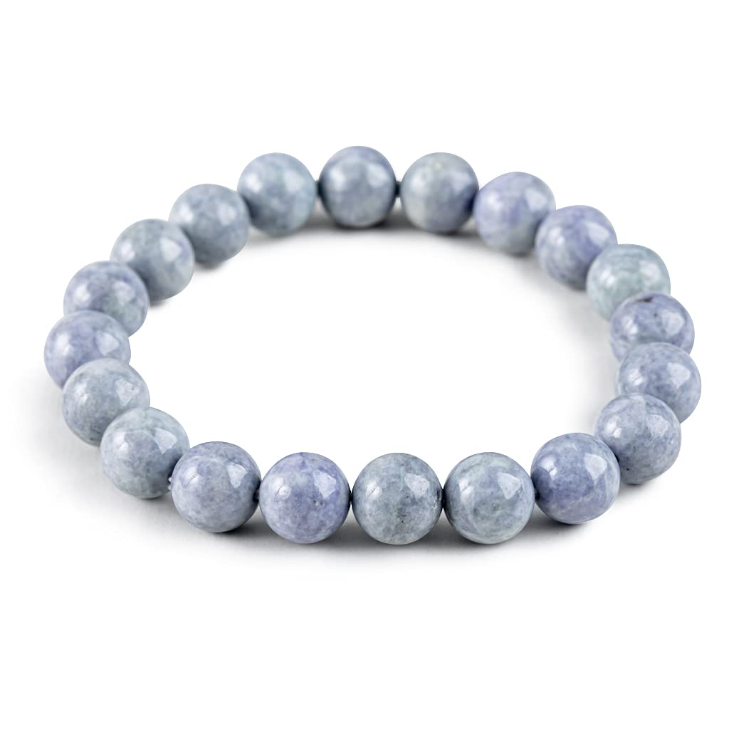 

Itoigawa Natural Jadeite Soft Japanese National Jomon Power Stone Jadeite Workshop Special Paulownia Wood Quality Guarantee BR0690 (10mm beads, 16.5cm фіолетовий