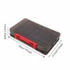 Double Sided Fishing Lure Box 14 Slots with Handle Tackle Box Waterproof Breathable Ventilation Bait Storage Box