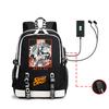 Trendy Backpack, Riman Psychic King Printed Large-Capacity Usb Backpack, Outdoor Men'S Student Bag.