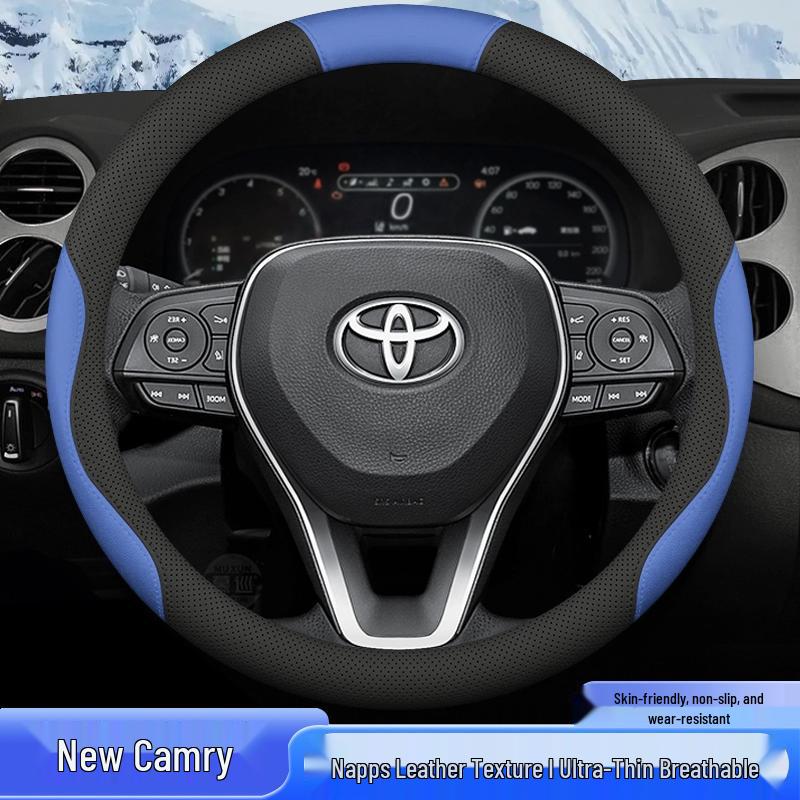 All-Season Steering Wheel Cover for 2025 Toyota Camry Glorious Edition Hybrid, 9th Gen.