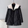 Down Jacket Coat Fur Fashion Mink Fur Down Jacket Winter Waist Jacket Women