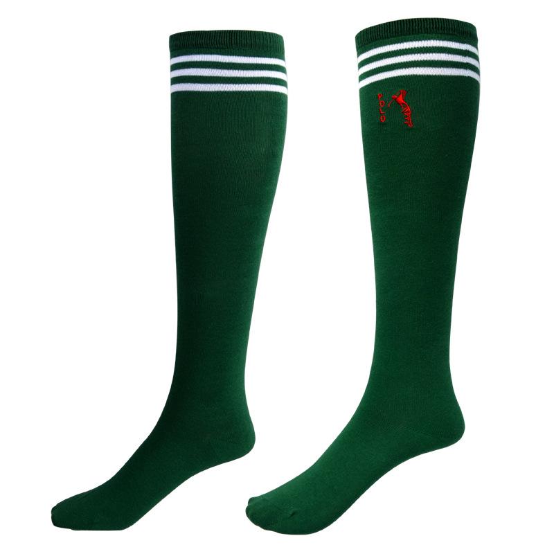 

POLO GOLF Женские Утягивающие и Увеличивающие Рост Хлопковые Длинные Гольфы для Гольфа One Size зелёный