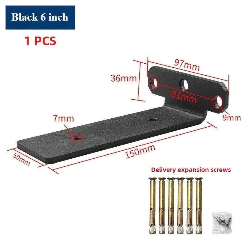 1 PCS 200kg Bearing Capacity Suspended Tripod Brackets Wall Shelf Support Hidden Wall Fixed Partition Storage Rack Shelves