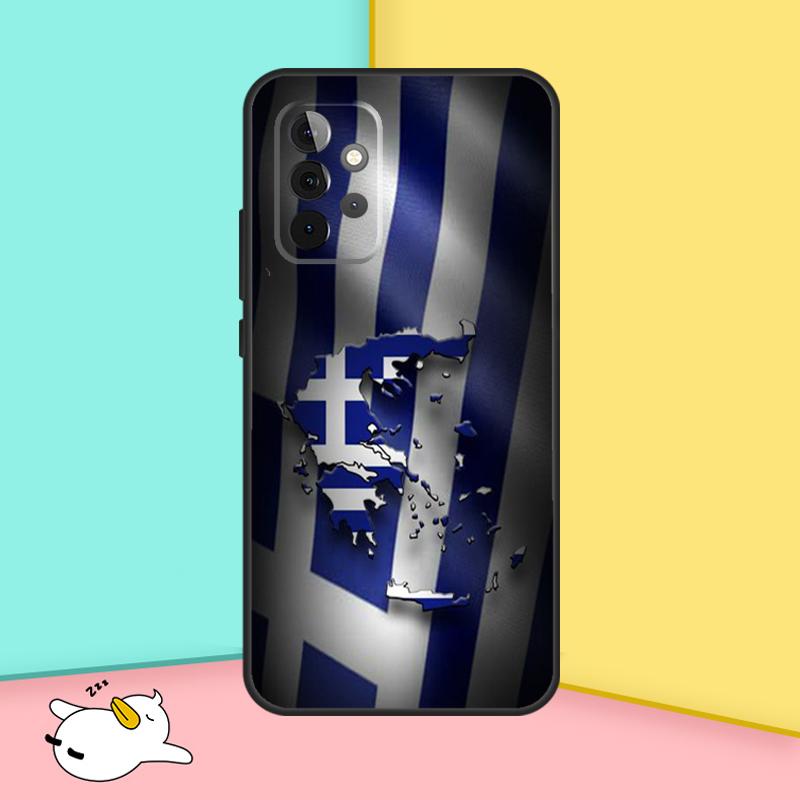Griechenland Griechische Flagge Hülle Für Samsung Galaxy A15 A55 A35 A52 A32 A12 A16 A26 A36 A56 A53 A33 A13 A14 A34 A54 A17
