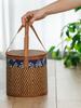 Pu'er Tea Bamboo Woven Basket Set