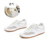 Leather Women's Autumn New Flat-bottomed Sports Shoes Women's Casual Versatile Shoes Children's Solid Color Women's Shoes Trend
