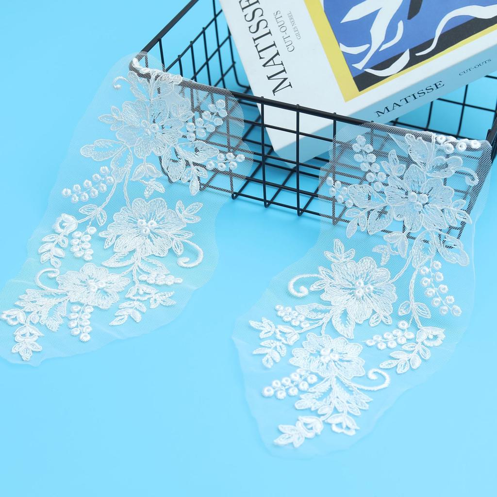 Car Bone Pair Lace Wedding Dress Accessories Decals Handmade Veil Bridal Accessories Flowers