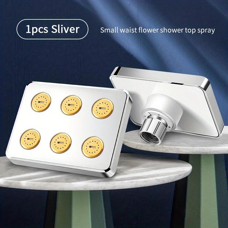 Top Spray Shower Head High Pressure Rotatable Supercharged Wall-Mounted Showerhead Upgrade Your Bathroom Accessories