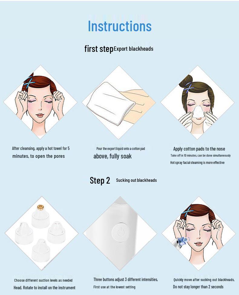 Hot Selling Blackhead Remover Pore Cleaner Beauty Set