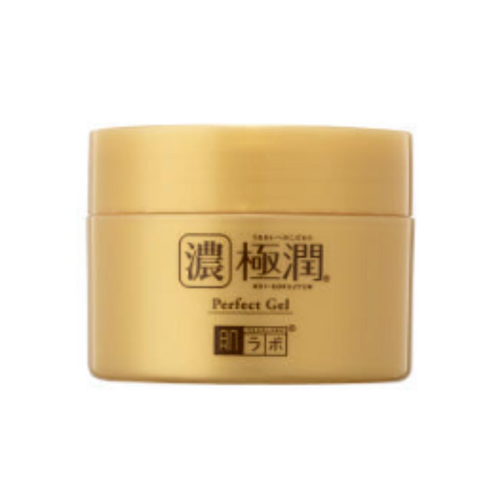 Hada Labo Gokujyun Premium 7-Type Hyaluronic Acid Lotion 170ml + Milk 140ml + Perfect Gel 100g + 2 Limited "Mulppang-i" Goods