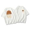 Teenager Summer Casual Short Sleeve Loose Plus Size Pullover Cotton T Shirt Top