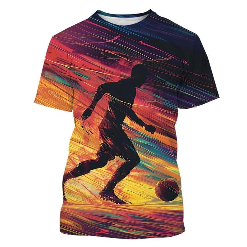 New Fashion, Cold Sports, Men's, 3-print, T-shirt, Top Style, Children's T-shirt