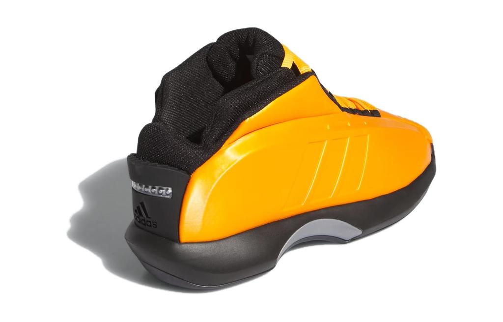 Adidas Originals Crazy BYW 1.0 Synthetic Leather Cushioning, Wear Resistant Mid top Children's Basketball Shoes Orange ID6198