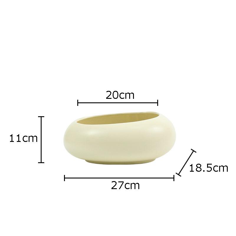 

Creative Round Ceramic Vase Desk Decoration Minimalism Circular Flower Arrangement Floral Vases Flower Pots Room Aesthetic Decor