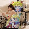 Lovely S-Sailor M-Moon Pillow Gift Home Office Decoration Bedroom Sofa Car Cushion Cover Case 45X45