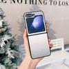 Applicable To Samsung Z Flip6 Mobile Phone Case Z Flip5 Folding Screen Gradual Change Laser Star Flip Case