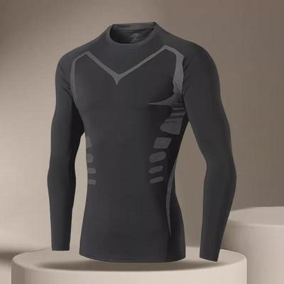 Autumn-Winter Quick-Dry Long-Sleeve Training Tights & Sports T-Shirts