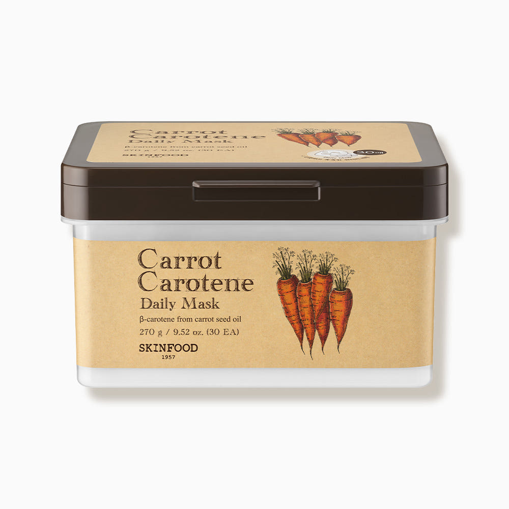SKINFOOD Daily Mask Sheet 30 Sheets 6 Types Choose 1 Carrot Carotene Daily Mask