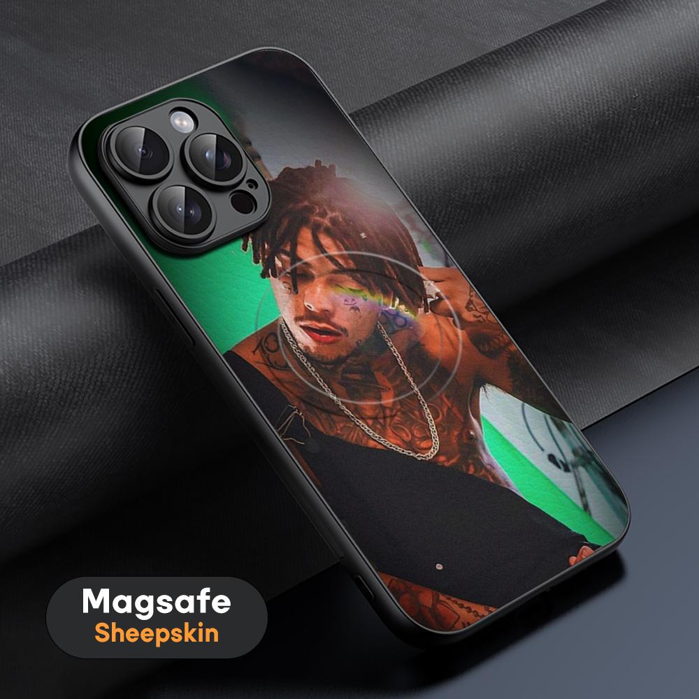 Mc-KevinSN Rap Pula-CatraCS Phone Case For iPhone 17 16 15 14 13 12 11 Plus Pro Max High-end Luxury Magsafe Sheepskin