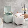Large Opening Desktop Trash Can Double-layer Design Mini Waste Bin  Coffee Table