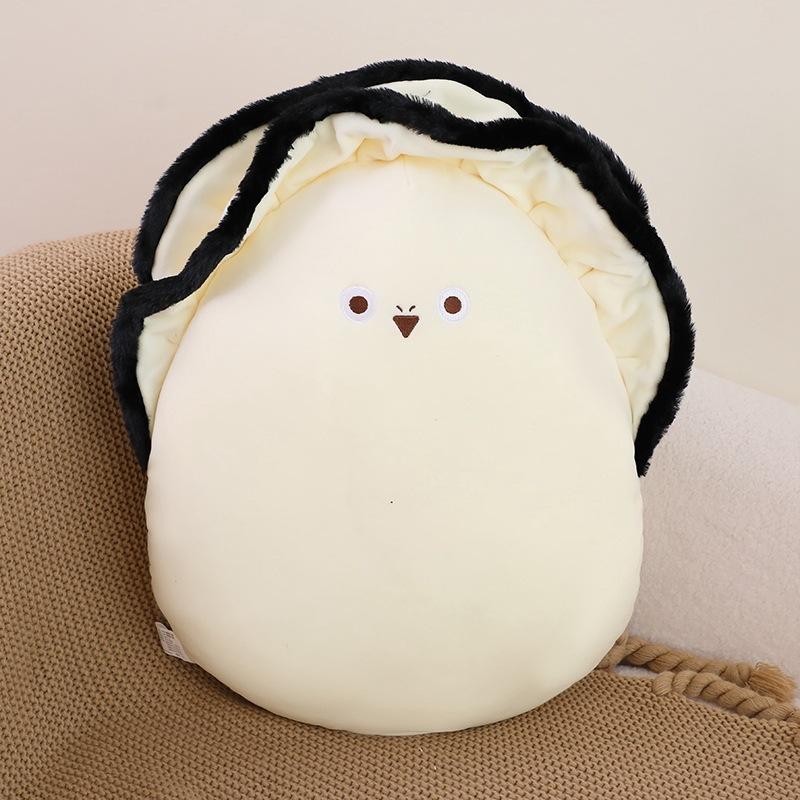 Cute Oyster Pillow Plush Toy Down Cotton Super Soft Oyster Doll Sleeping Pillow Sofa Cushion
