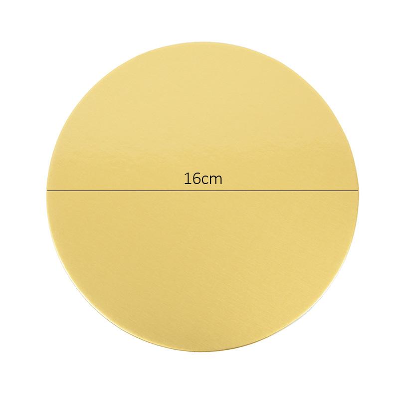 10/16/22/26cm Zlaté Stříbrné Kulaté Dortové Podložky Kruhová Kartonová Základna Podnos na Cupcaky Dezerty Potřeby pro Zdobení Dortů na Narozeninovou Oslavu