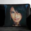 A-Aaliyah Singer Cushion Cover Pillowcase Ultra Soft Skin Friendly Fabric Cloud Like Comfort & Concealed Zipper